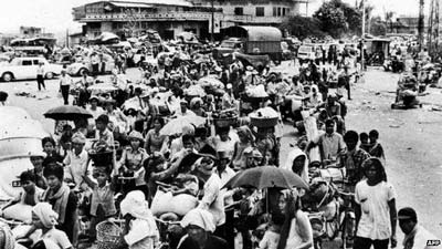 كمبوديا تم اجبار الناس على ترك منازلهم